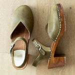Clogs For Vintage Buckle Strap Closed Toe Shoes Sandals Pavacat