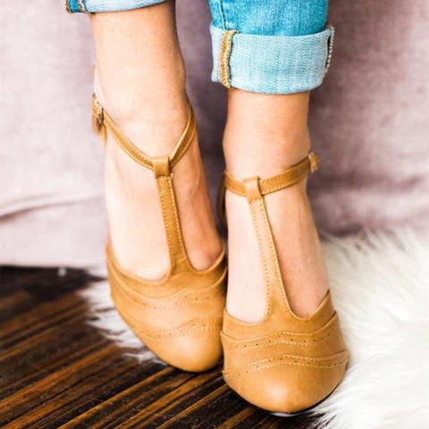 Fashion Summer Buckle Stiletto Heel Sandals - Pavacat