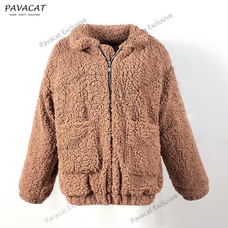 Faux Lambswool Oversized Coat Coat Aliexpress