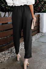 High Waist Bandage Casual Slacks Pants 5201906151552