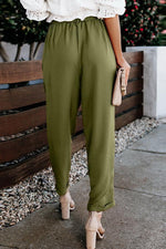 High Waist Bandage Casual Slacks Pants 5201906151552