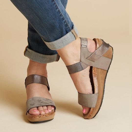 Large Size Summer Med Wedge Comfortable Platform Sandals Sandals Pavacat