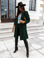 On The List Burgunderroter Mantel