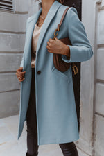 On The List Burgunderroter Mantel