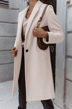 On The List Burgunderroter Mantel