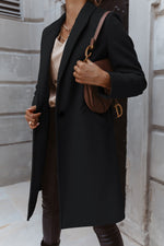 On The List Burgunderroter Mantel