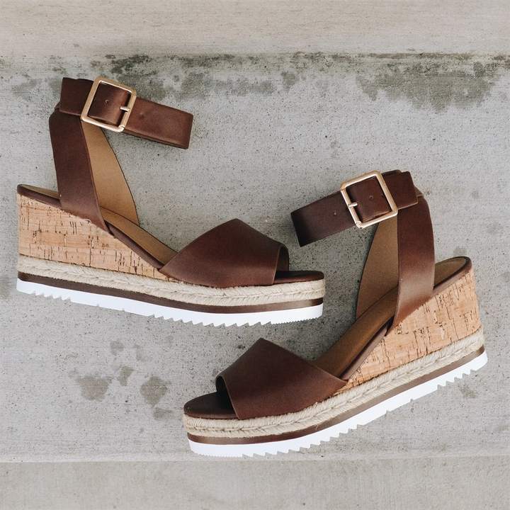 Open Toe Low Heel Holiday Sandals Sandals Pavacat