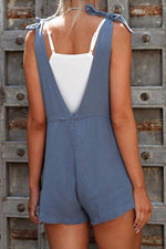 Retro Rinse Short Romper Jumpsuits & Rompers chicnico