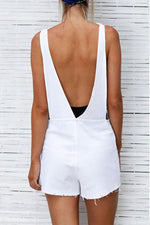 Retro Rinse Short Romper Jumpsuits & Rompers chicnico