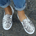 Rubber Round Toe Leopard Flats Shoes - Pavacat