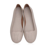 Solid Split Flat Heel Slip On Loafers - Pavacat