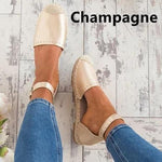 Summer Style Sandals Pu Flat Espadrilles Sandals - Pavacat