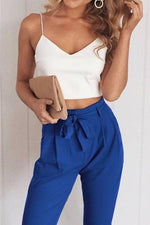 Suspender Waistcoat And Trousers Two-piece Suit - Pavacat