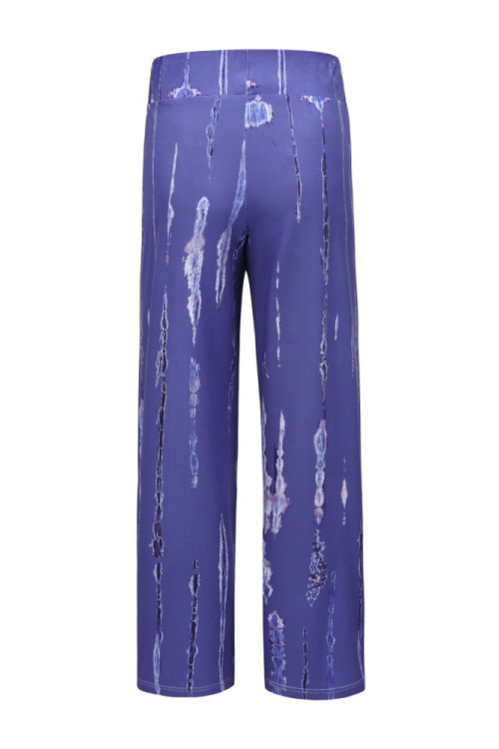 Tie-dyed Printed Wide Legs Pants - Pavacat