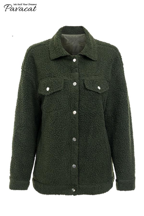 Trendy Furry Lamb Wool Fur Coat Coat Simplee