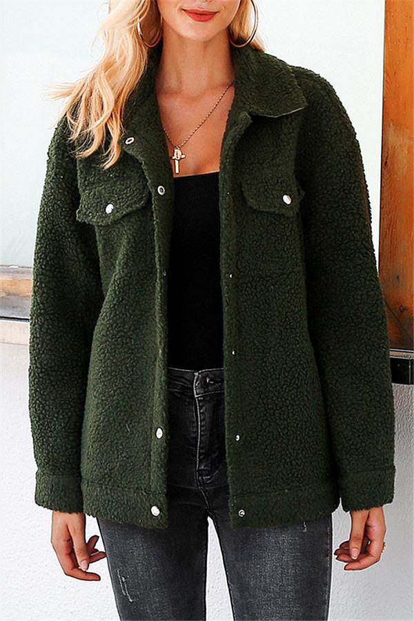 Trendy Furry Lamb Wool Fur Coat Coat Simplee