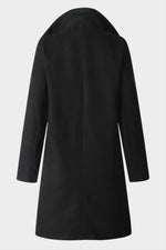 Turn-down Collar Single Breasted Coat - Pavacat