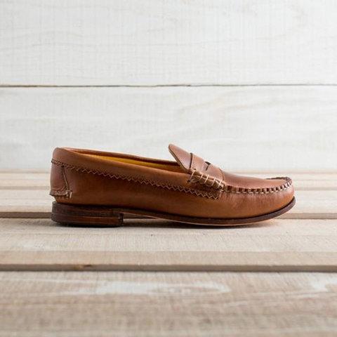 Vintage Slip On Loafers Low Heel Pu Leather Loafers Sandals Pavacat