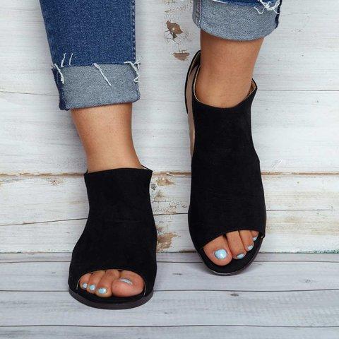 Wedges Ankle Strap Peep Toe Wedge Sandals Sandals Pavacat