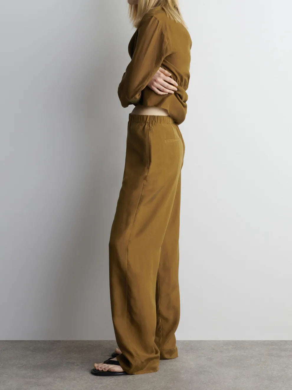 Ensemble pantalon et costume chic à revers châle