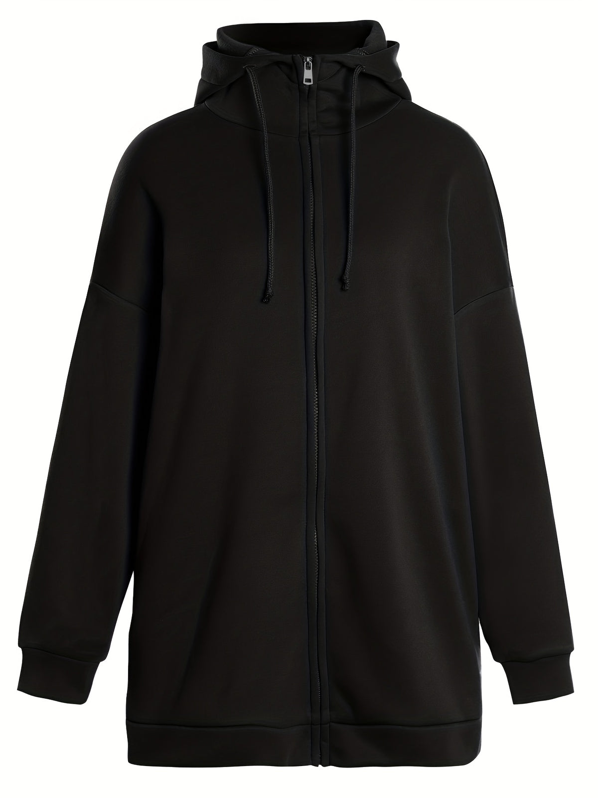 Solid Color Casual Sports Hooded Zipper Sweatshirs