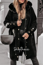 Narnia's Wardrobe Mink Fleece Extended Hooded Coat