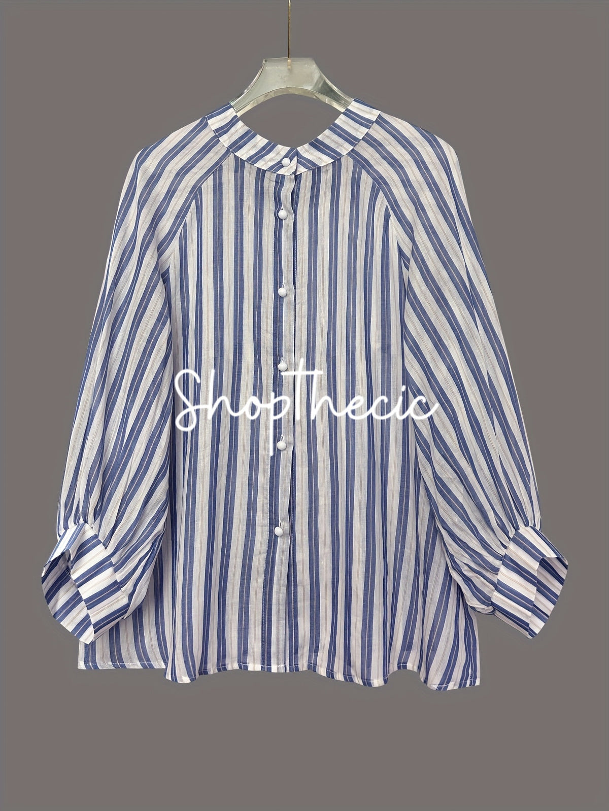 Alhambra Afternoon Stripe Print Blouse