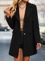 Elegante einreihige Langarmjacke