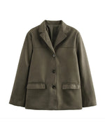 Old Hollywood Glam suede midi jacket