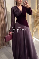 Abito aderente a maniche lunghe con vita misurata Opulence