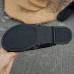 Chaussons plats en python à paillettes