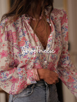 Positano Petals Print Shirt