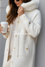 Narnia's Wardrobe Mink Fleece Extended Hooded Coat