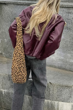 Mood Lift – Kurze Bikerjacke aus mattem PU-Leder