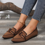 Slip-ons plats respirants à bout pointu avec nœud Flyknit