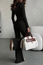 Homebody Club Slim-fit hooded two-piece set