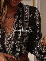 Monet’s Blur Print Blouse