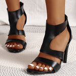 Römersandalen mit hohlem Stilettoabsatz und hohem Absatz