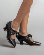 Mary Jane Hollow High Heel Lace-Up Sandals