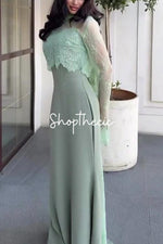 Abito in pizzo plissettato tettonico