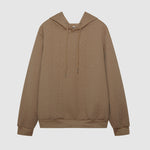 Sweat-shirt ample à capuche et manches longues en jacquard