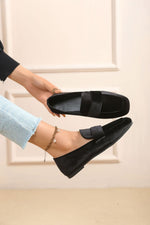 Slip-On Square Toe Backstrap Closure Mary Jane Flats