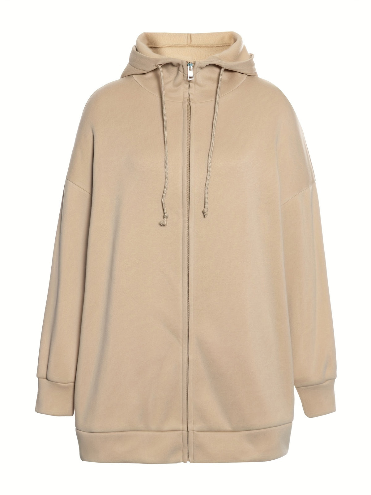 Solid Color Casual Sports Hooded Zipper Sweatshirs