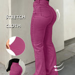 Retro Multi-Functional Y2K Urban High-Stretch Denim Trousers