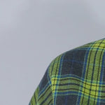 Retro versatile lapel plaid loose shirt