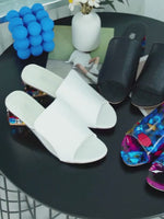 Versatile Rhinestone Peep Toe Chunky Heeled Sandals