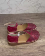 Sandales creuses à bout rond pour femme