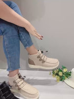 Laced Front Ankle Non Slip Booties