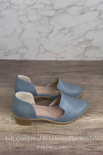 Sandales plates de loisirs douces et confortables