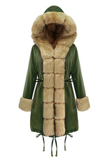 Wool Collar Cashmere Coat